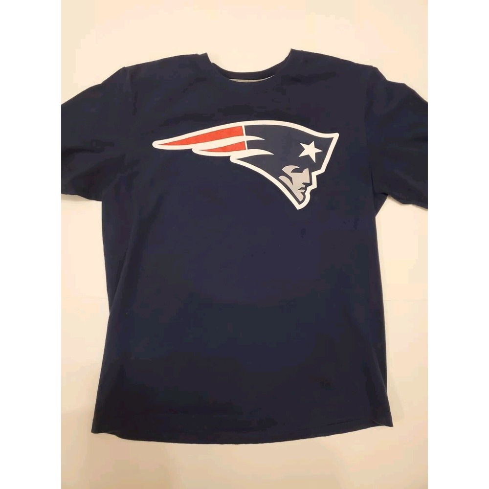 New England Patriots Short Sleeve T-shirt Men's Large Authentic NFL Team Apparel